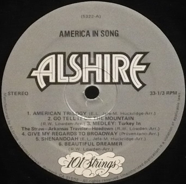 101 strings - America In Song | Near Mint (NM) Near Mint (NM)-The Happy Cap