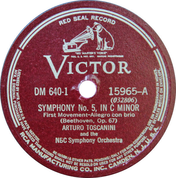 Ludwig Van Beethoven - Fifth Symphony | Very Good (VG) Very Good Plus (VG+)-The Happy Cap