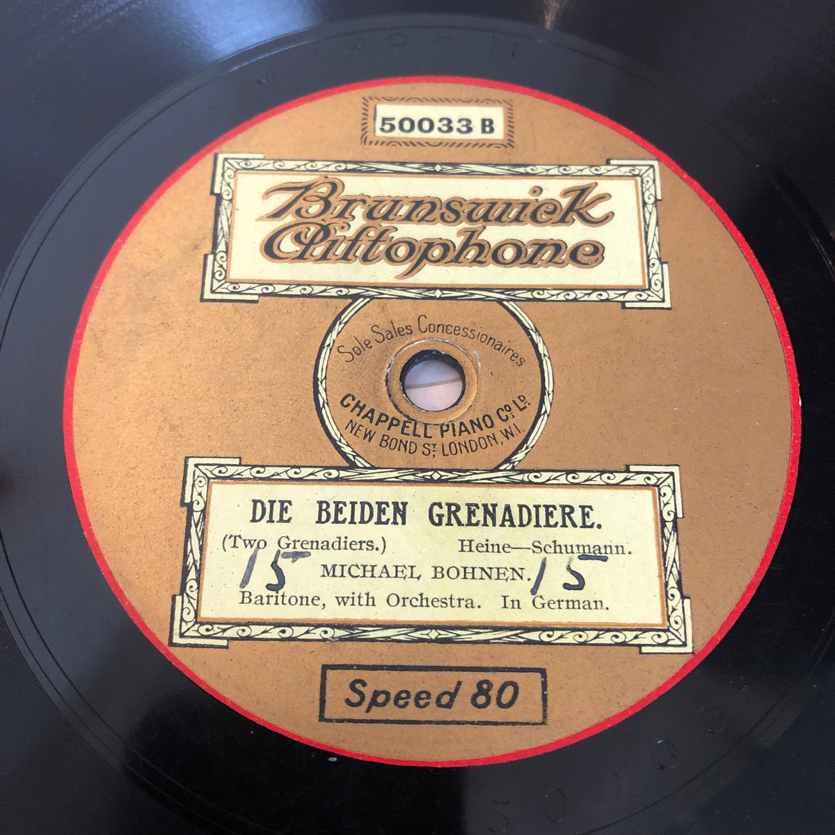 Tannhauser, Micheal Bohen - Blick Ich Umher / Die Beiden Grenadiere | Very Good Plus (VG+) Generic-The Happy Cap
