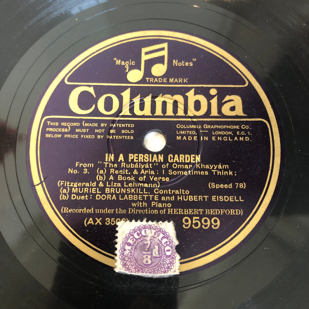 Muriel Bunskill - In A Persian Garden | Very Good Plus (VG+) Generic-The Happy Cap