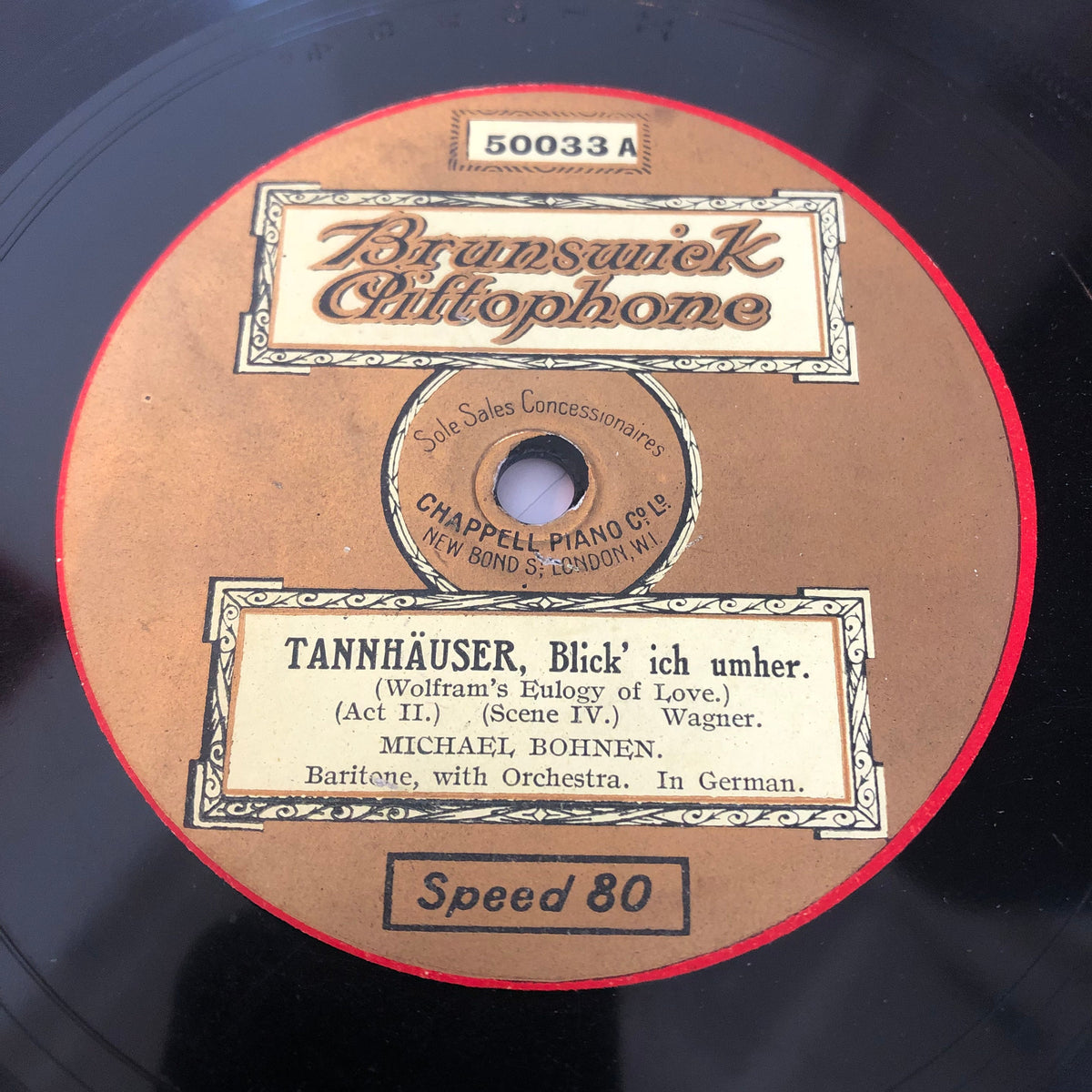Tannhauser, Micheal Bohen - Blick Ich Umher / Die Beiden Grenadiere | Very Good Plus (VG+) Generic-The Happy Cap