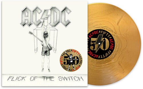AC/DC - Flick Of The Switch (50th Anniversary Edition, Gold Color Vinyl) | Mint (M) Mint (M)-The Happy Cap