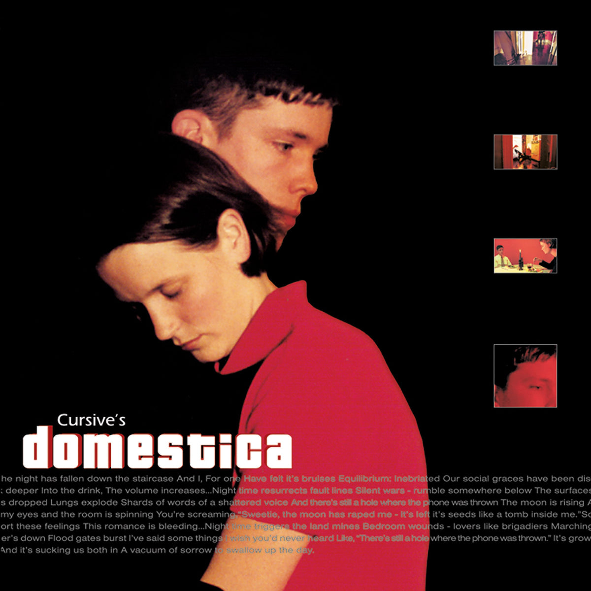 Cursive - Domestica (RED SMOKE VINYL) | Mint (M) Mint (M)-The Happy Cap