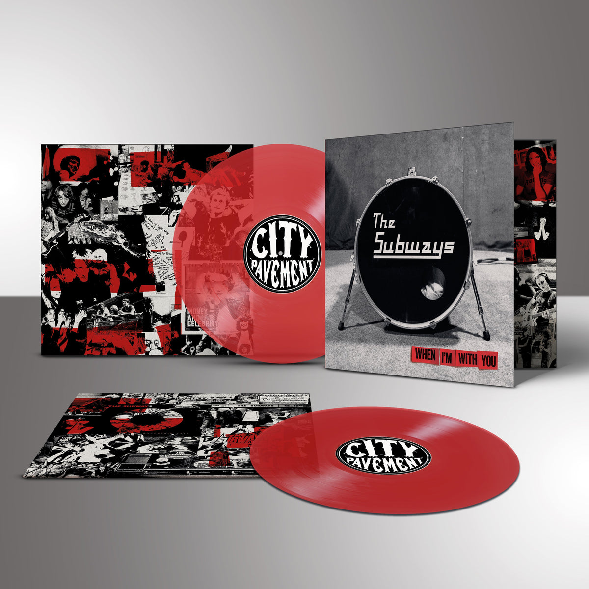 The Subways - When I'M With You (Transparent Red VINYL) | Mint (M) Mint (M)-The Happy Cap