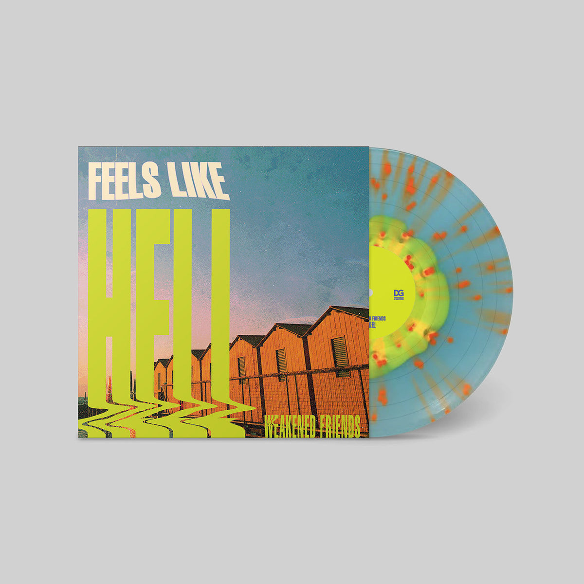 Weakened Friends - Feels Like Hell (NUCLEAR SPLATTER VINYL) | Mint (M) Mint (M)-The Happy Cap