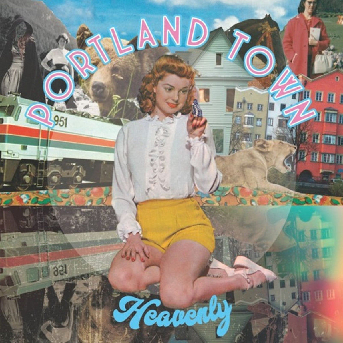 Heavenly - Portland Town (INDIE EXCLUSIVE, YELLOW VINYL 7") | Mint (M) Mint (M)-The Happy Cap