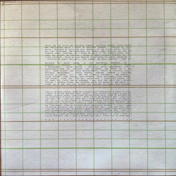 Death Cab For Cutie - Narrow Stairs | Mint (M) Mint (M)-The Happy Cap
