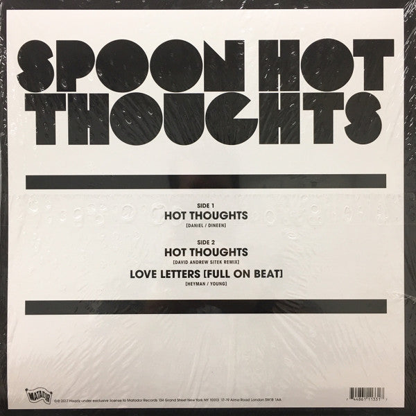 Spoon - Hot Thoughts Record Store Day 12'' (12" VINYL) |-The Happy Cap