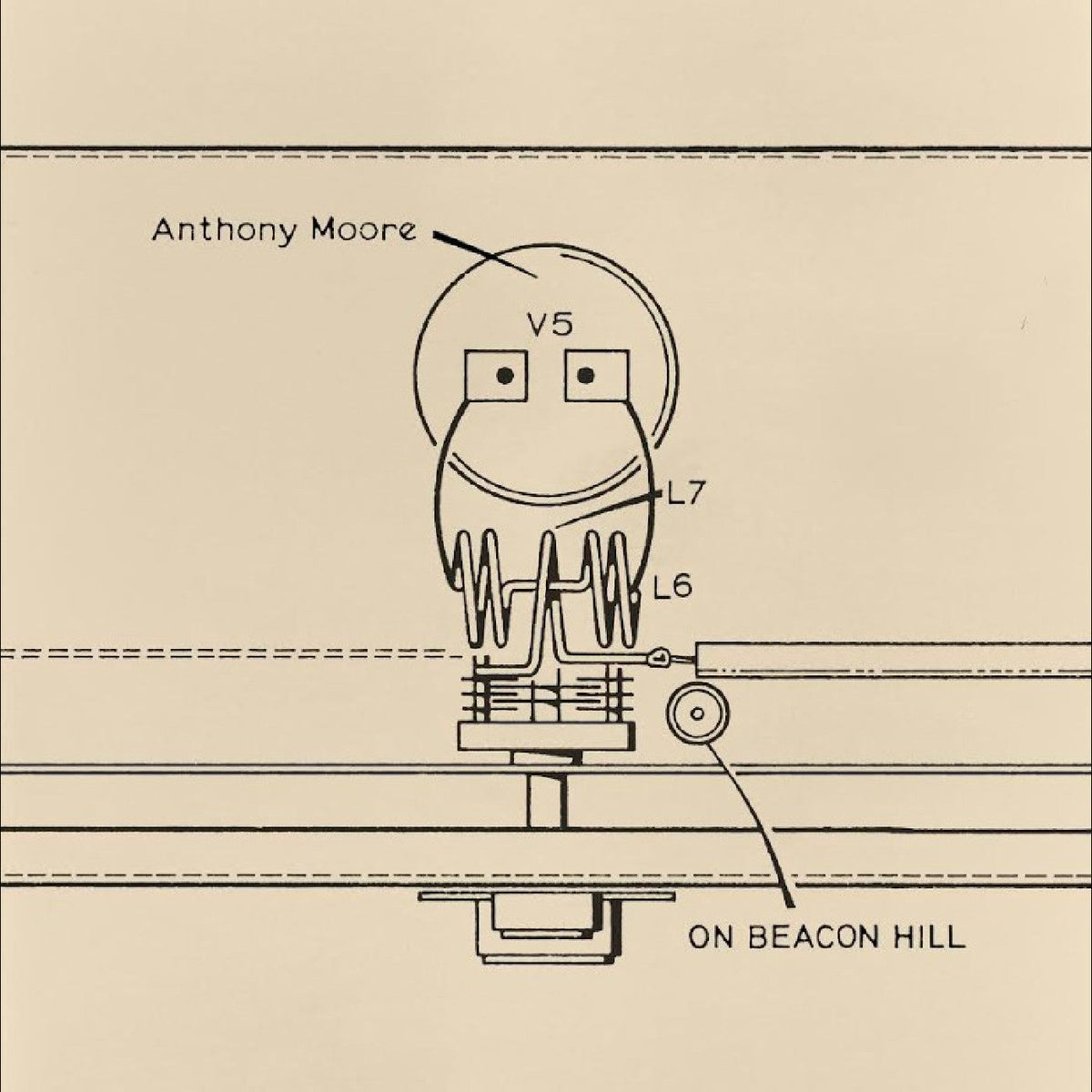 Anthony Moore with AKA & Friends - On Beacon Hill (VINYL) | Mint (M) Mint (M)-The Happy Cap