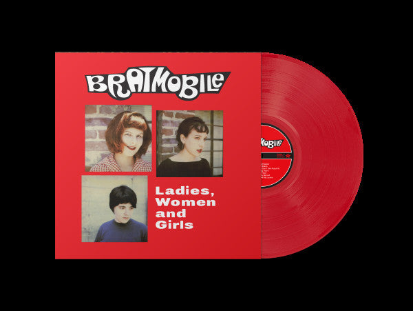 Bratmobile - Ladies, Women and Girls (RED VINYL) | Mint (M) Mint (M)-The Happy Cap