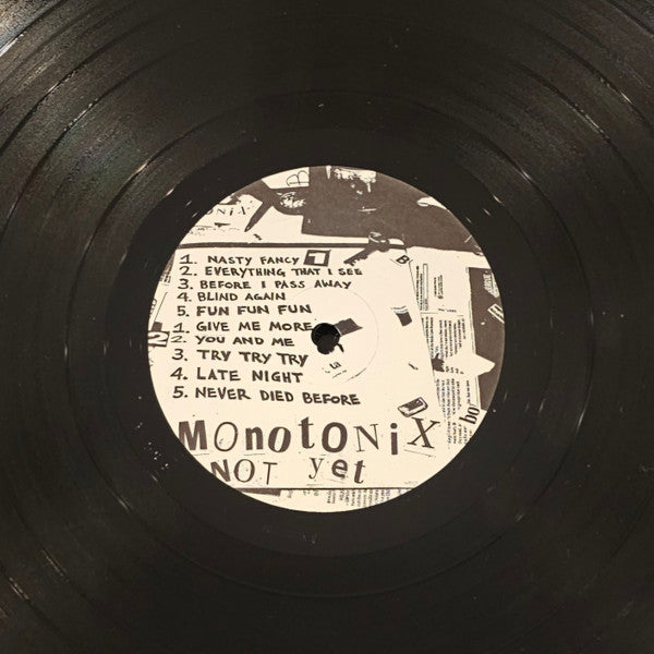Monotonix - Not Yet (VINYL) | Mint (M) Mint (M)-The Happy Cap