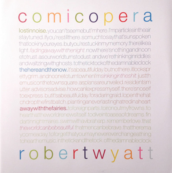 Robert Wyatt - Comicopera (2xVINYL) | Near Mint (NM) Near Mint (NM)-The Happy Cap