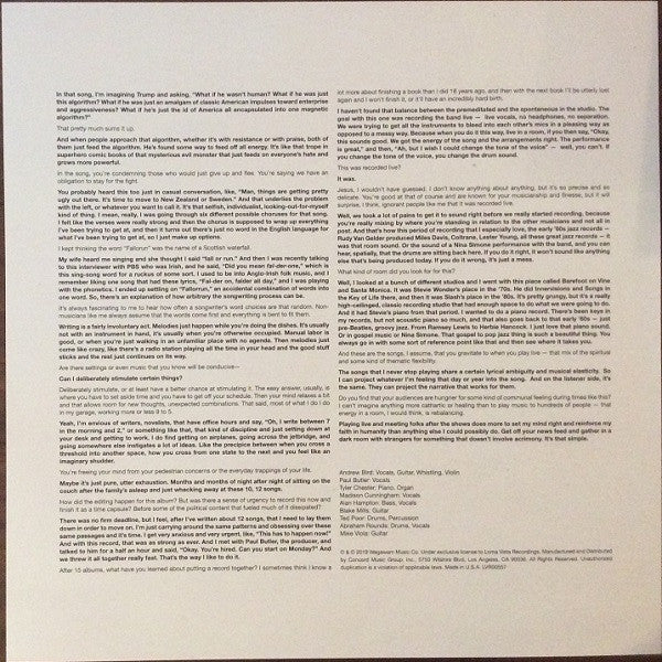 Andrew Bird - My Finest Work Yet | Mint (M) Mint (M)-The Happy Cap