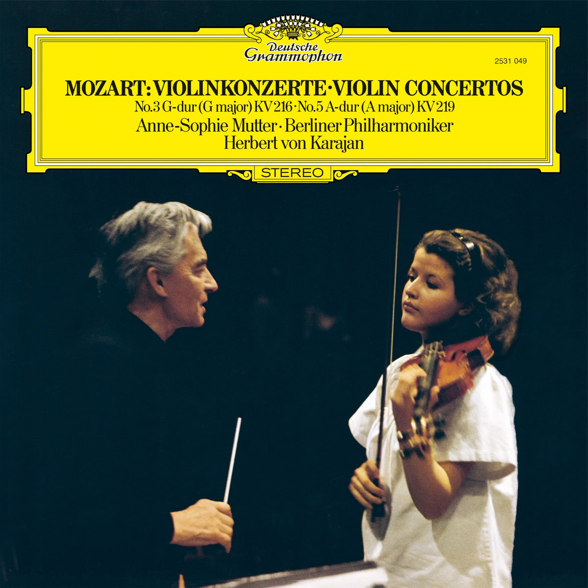 Anne-Sophie Mutter/Berliner Philharmoniker/Herbert - Mozart: Violin Concertos Nos. 3 & 5 [180G LP] |-The Happy Cap