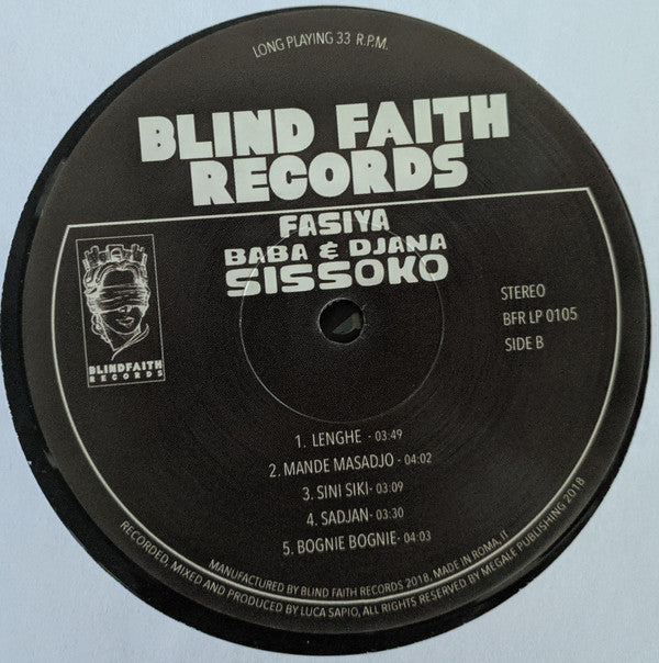 Baba & Djana Sissoko - Fasiya | Mint (M) Mint (M)-The Happy Cap