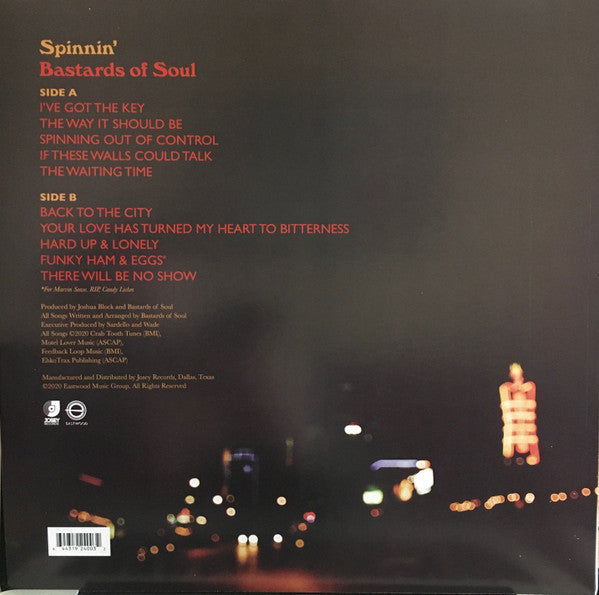 Bastards Of Soul - Spinnin' | Mint (M) Mint (M)-The Happy Cap