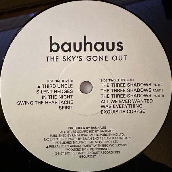 Bauhaus - The Sky's Gone Out | Mint (M) Mint (M)-The Happy Cap