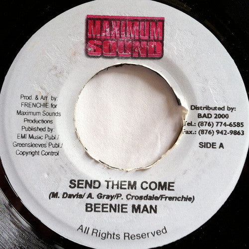 Beenie Man - Send Them Come | Near Mint (NM) Near Mint (NM)-The Happy Cap