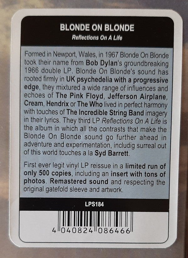 Blonde On Blonde (2) - Reflections On A Life (VINYL) | Mint (M) Mint (M)-The Happy Cap