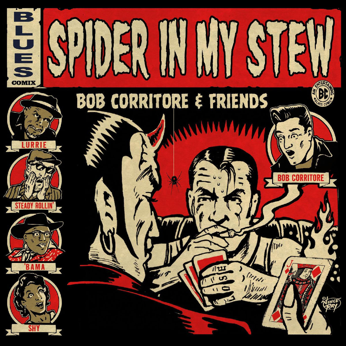Corritore, Bob & Friends - Spider In My Stew (CD) |-The Happy Cap