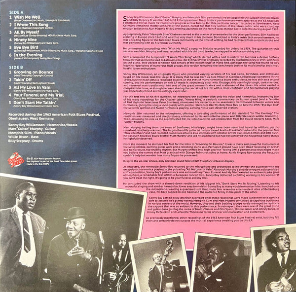 The Reissued 1963 Blues Festival | Mint (M) Mint (M)-The Happy Cap