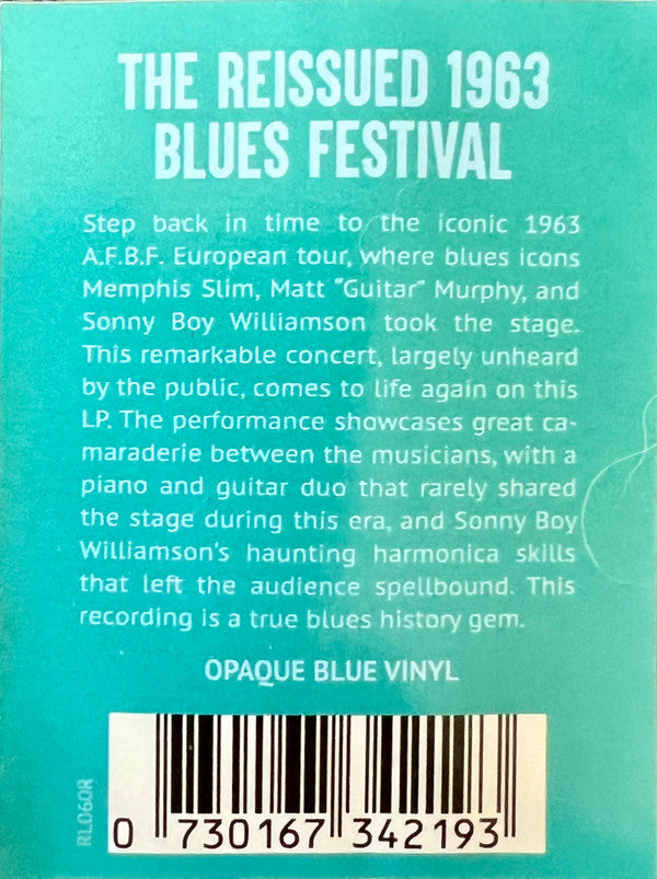 The Reissued 1963 Blues Festival | Mint (M) Mint (M)-The Happy Cap