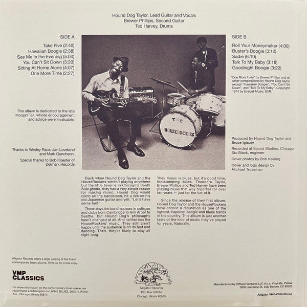 Hound Dog Taylor & The House Rockers - Natural Boogie | Mint (M) Mint (M)-The Happy Cap