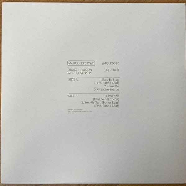 Braxe + Falcon - Step By Step EP | Mint (M) Mint (M)-The Happy Cap