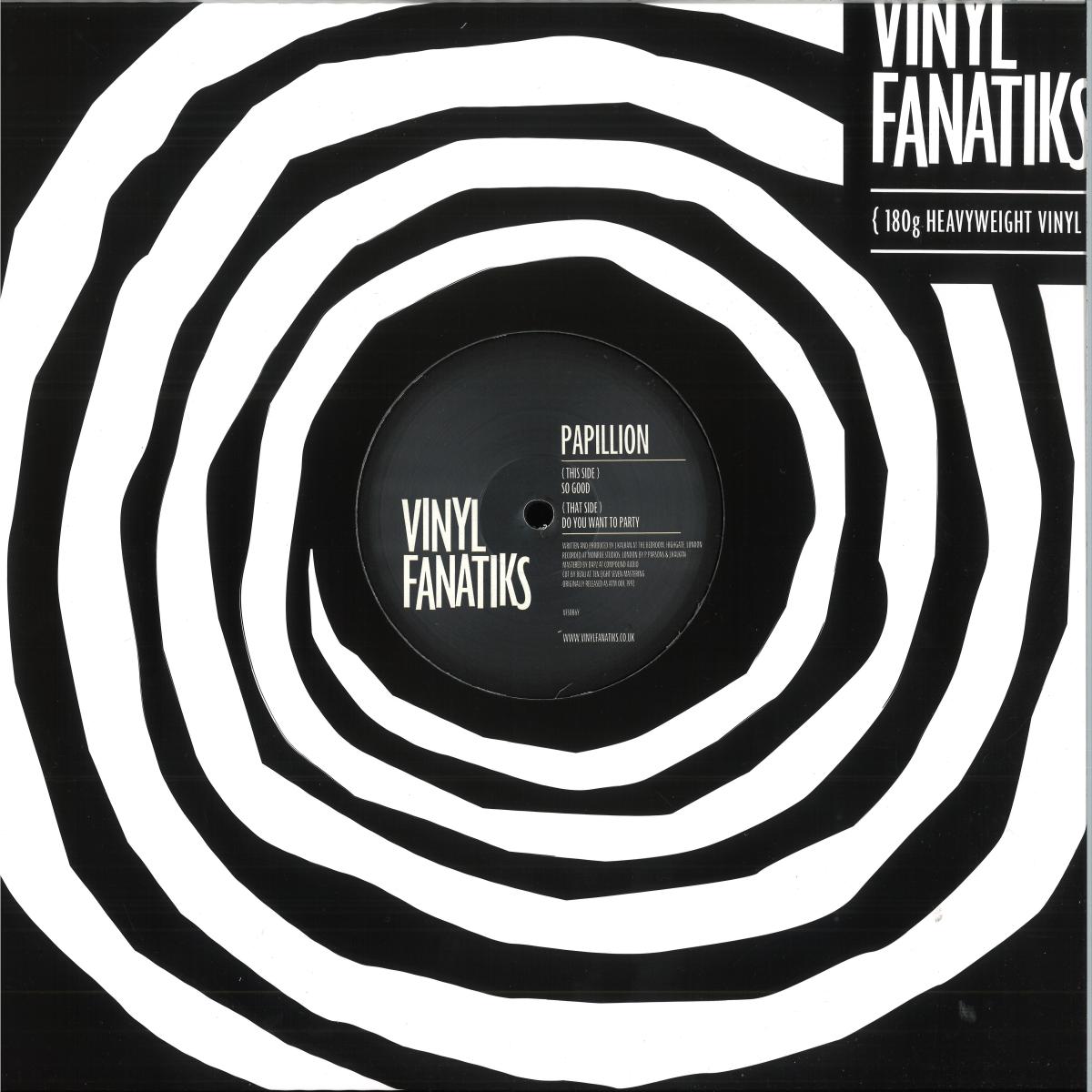 Papillion (DJ Seduction) - So Good / Do You Want To Party (VINYL 12" Vinyl Fanatiks VFS086Y) | NEW Mint (M) Mint (M)-The Happy Cap