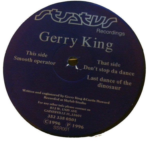 Gerry King - Smooth Operator (12" VINYL) | Excellent+ (EX+) Generic-The Happy Cap