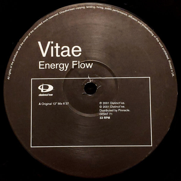 Vitae - Energy Flow | Near Mint (NM) Near Mint (NM)-The Happy Cap