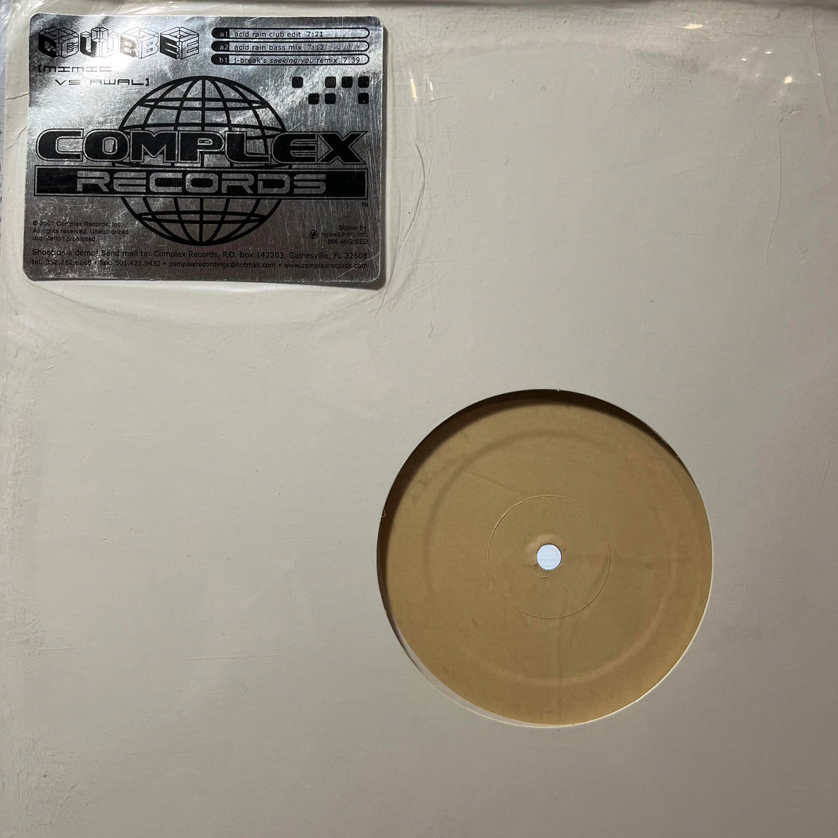 Cube (6) - Acid Rain (12" VINYL) | Near Mint (NM)-The Happy Cap