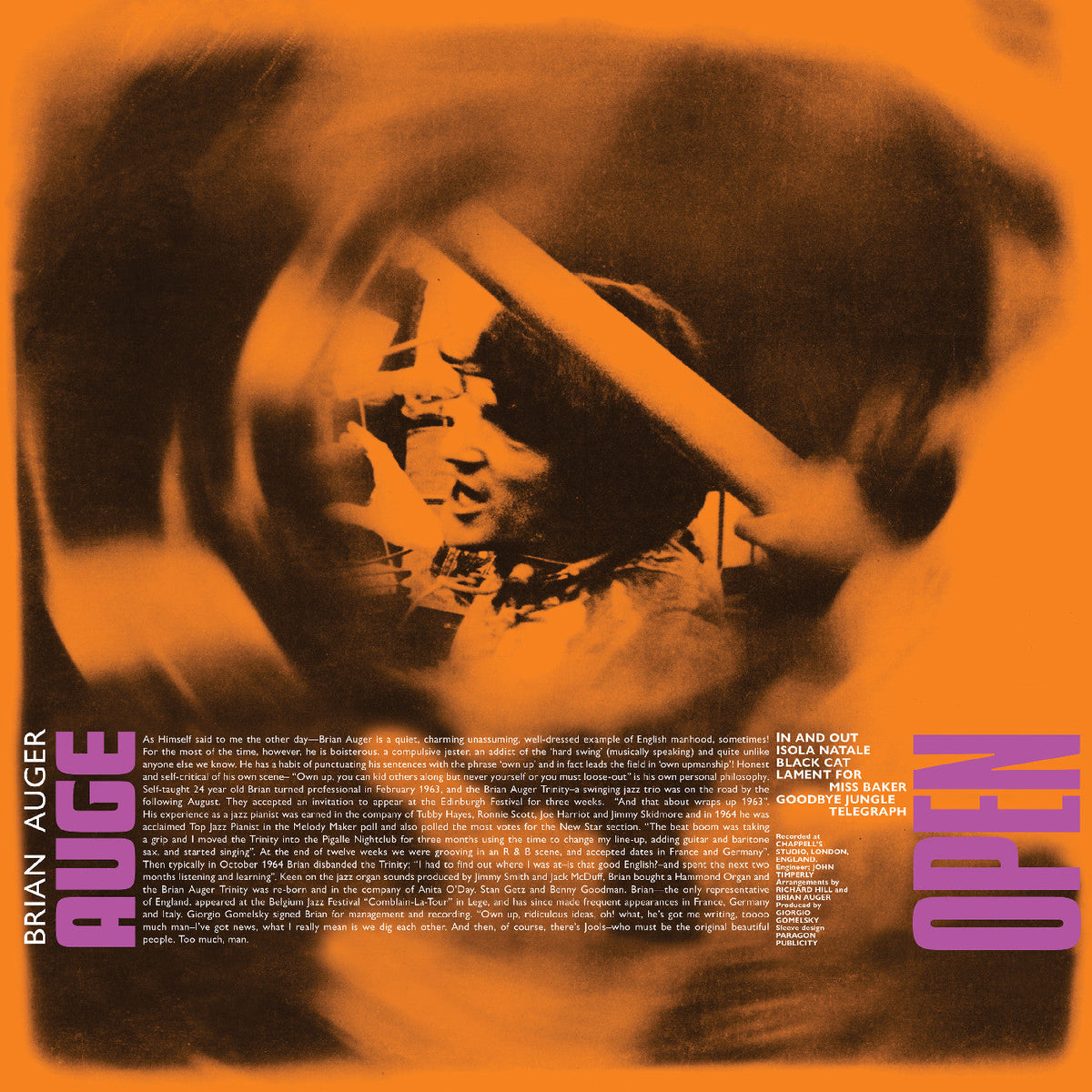 Brian Auger & The Trinity Driscoll Julie - Open |-The Happy Cap