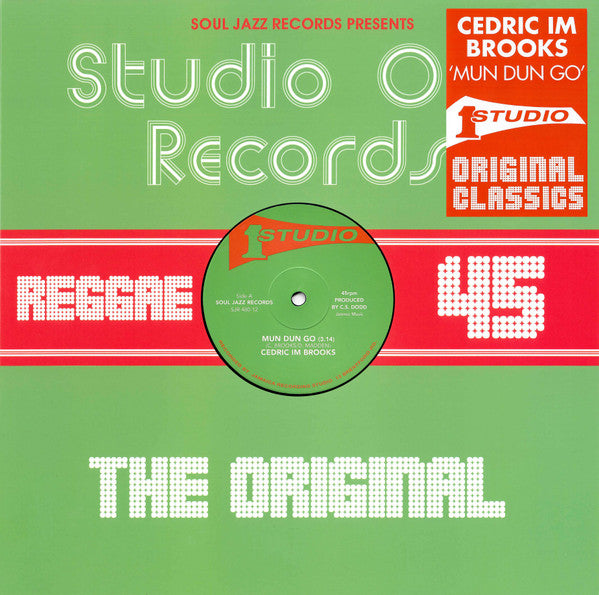 Cedric "Im" Brooks / Sound Dimension - Mun-Dun-Go / Heavy Rock (VINYL 12") | Mint (M) Mint (M)-The Happy Cap