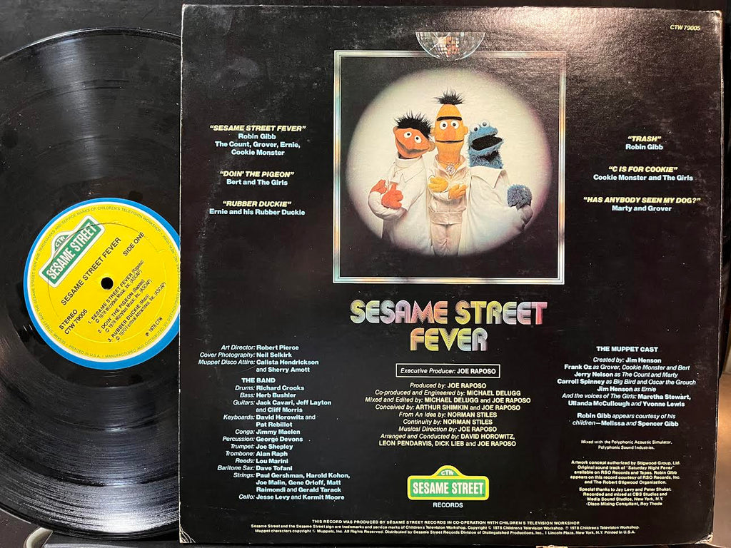 Sesame Street - Sesame Street Fever (VINYL) | Excellent+ (EX+) Excellent+ (EX+)-The Happy Cap