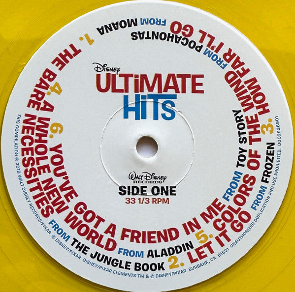Disney Ultimate Hits (YELLOW VINYL) |-The Happy Cap