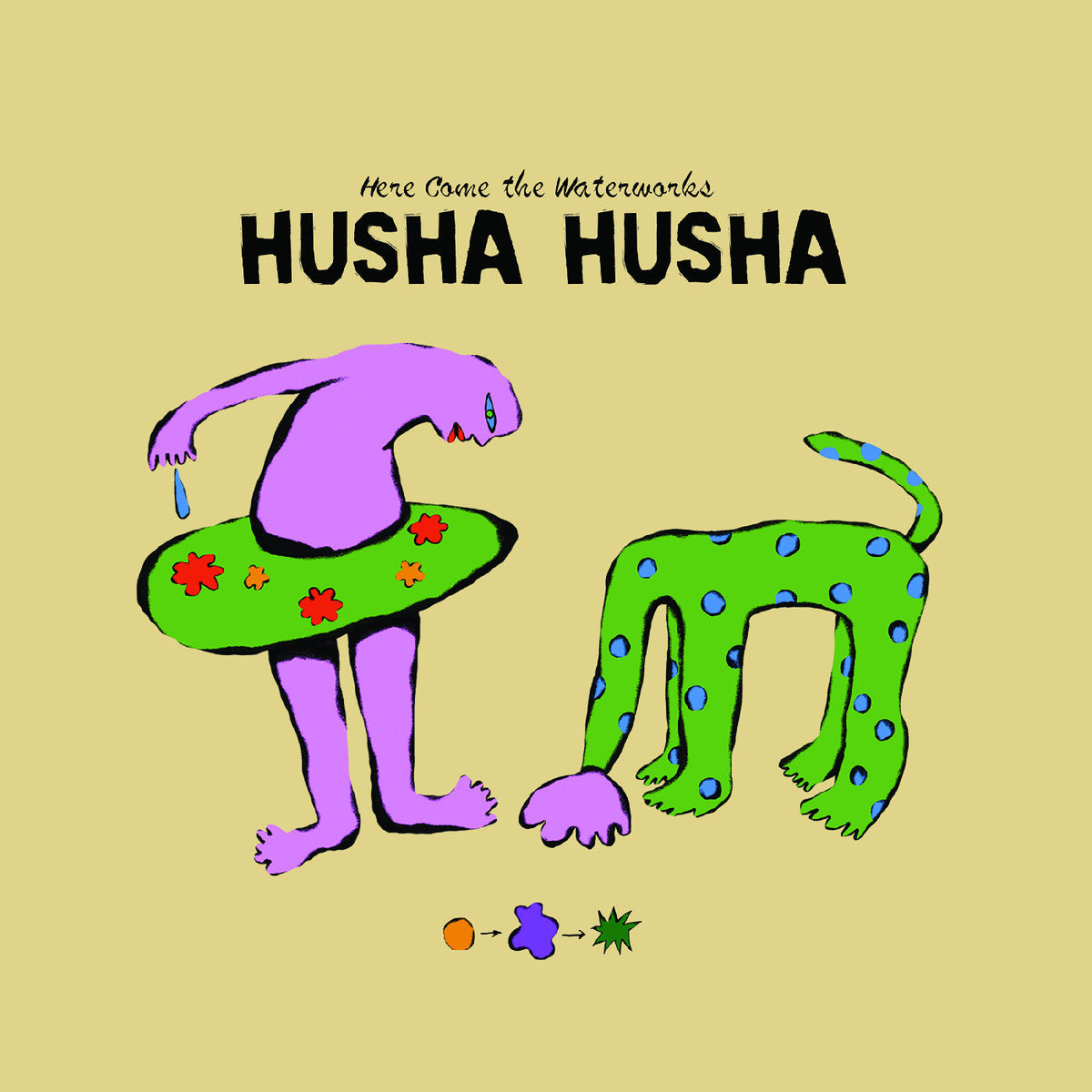 Husha Husha - (PRESALE 8/14/26) Here Come The Waterworks (CD BUSY BUDDIES CD-BB-005 2026) | NEW Mint (M) Mint (M)-The Happy Cap