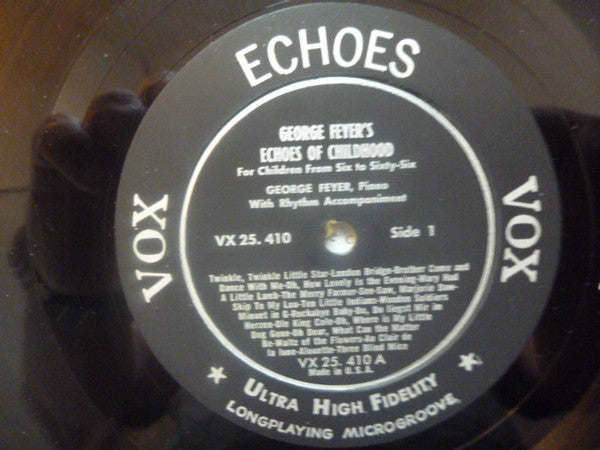 George Feyer - Echoes Of Childhood | Excellent (EX)-The Happy Cap