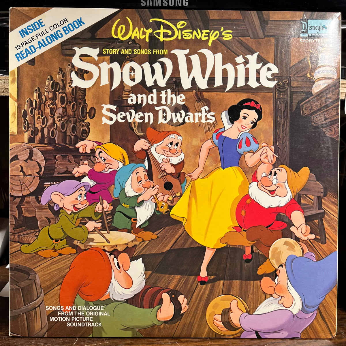 Various - Snow White And The Seven Dwarfs (VINYL) | Near Mint- (NM-) Near Mint- (NM-)-The Happy Cap