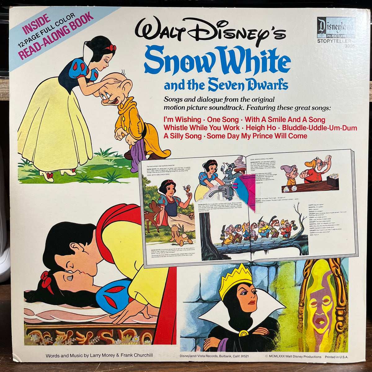 Various - Snow White And The Seven Dwarfs (VINYL) | Near Mint- (NM-) Near Mint- (NM-)-The Happy Cap