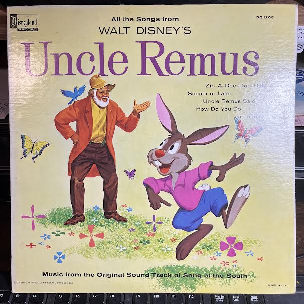 Various - All The Songs From Walt Disney's Uncle Remus (VINYL) | Near Mint- (NM-)-The Happy Cap