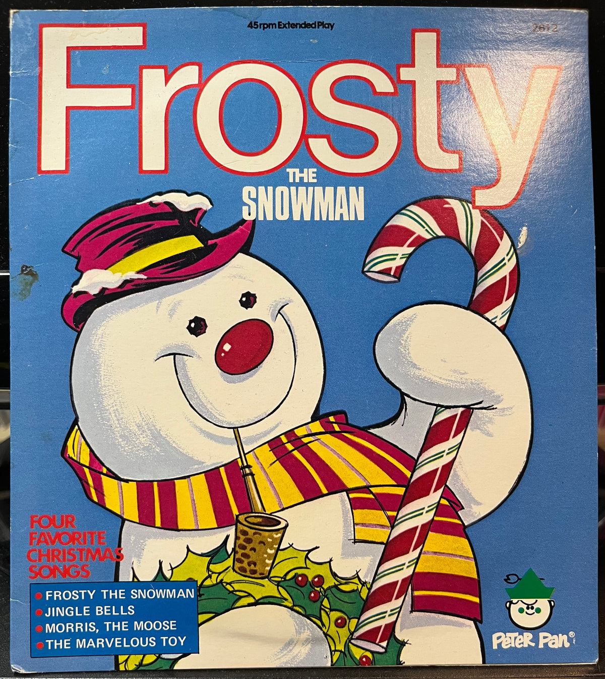Unknown Artist - Frosty The Snowman (7" VINYL) | Near Mint (NM or M-) Near Mint (NM)-The Happy Cap
