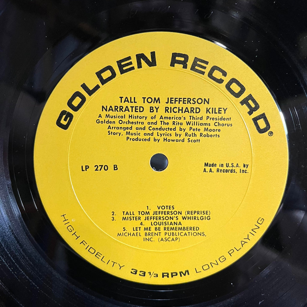 Golden Orchestra And Chorus - Tall Tom Jefferson *SHRINK* | Near Mint (NM) Near Mint (NM)-The Happy Cap