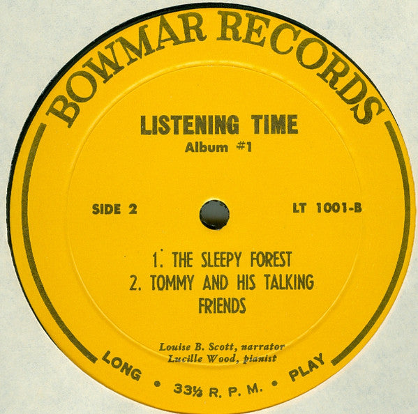 Louise Binder Scott - Listening Time | Very Good Plus (VG+) Near Mint (NM)-The Happy Cap