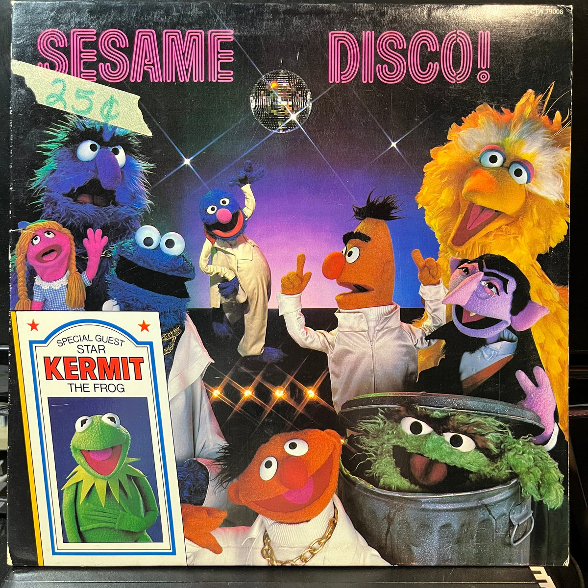 Sesame Street - Sesame Disco! (VINYL LP SESAME STREET CTW 79008 1979) | USED Very Good Plus (VG+)-The Happy Cap