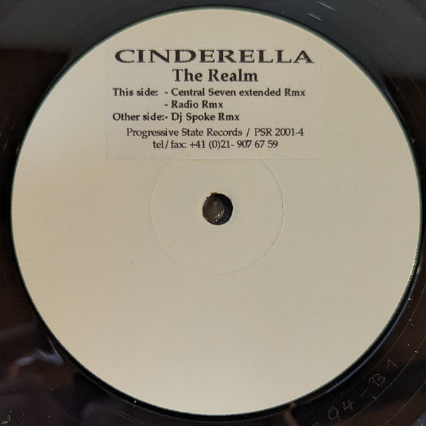 Cinderella - The Realm (Remixes) | Very Good Plus (VG+) Generic-The Happy Cap