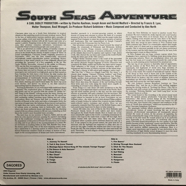 Cinerama Orchestra And Alex North - South Seas Adventure | Mint (M) Mint (M)-The Happy Cap