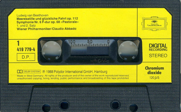 Symphonie No. 6 »Pastorale«, Chorfantasie ∙ Meerestille Und Glückliche Fahrt | Near Mint (NM) Near Mint (NM)-The Happy Cap