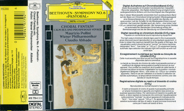 Symphonie No. 6 »Pastorale«, Chorfantasie ∙ Meerestille Und Glückliche Fahrt | Near Mint (NM) Near Mint (NM)-The Happy Cap