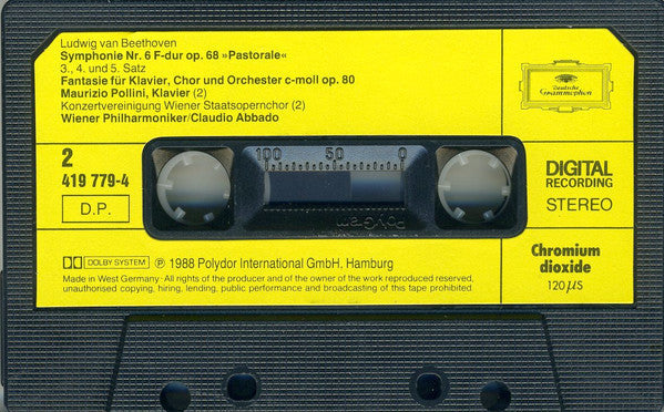 Symphonie No. 6 »Pastorale«, Chorfantasie ∙ Meerestille Und Glückliche Fahrt | Near Mint (NM) Near Mint (NM)-The Happy Cap